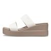 Crocs Brooklyn Wedge Lightweight Sandals Women Sandals Mushroom-Gray 206219-16T