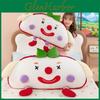 Creative Clown Plush Toy Pillow Large Bed Backrest Soft Cushion For Kids Bedroom Sleep Decor