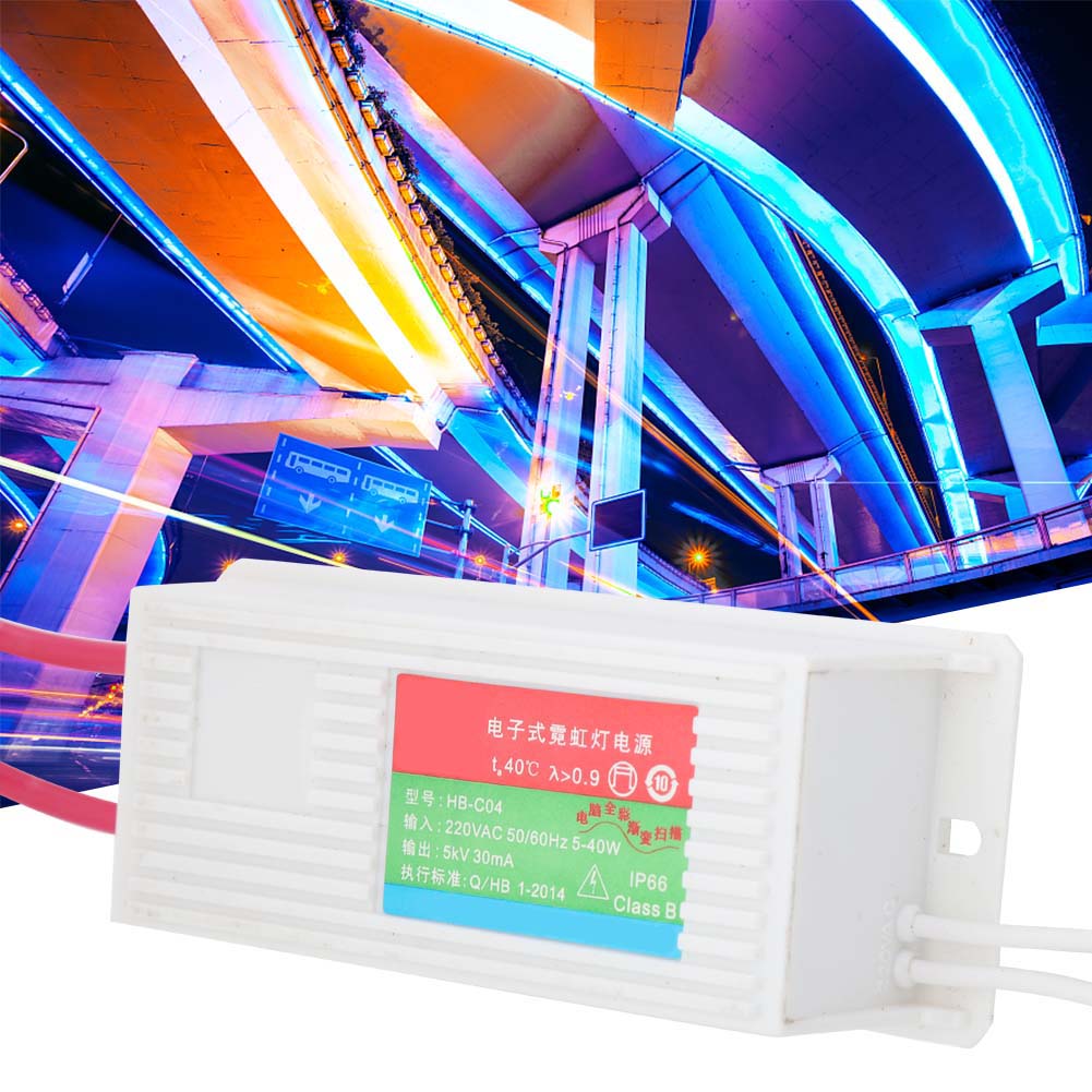 Neon Electronic Transformer 5KVAC 30mA Load 15m Neon Sign Power Supply Rectifier