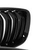 BMW 3 F34 GT 13-20 Grilles Between the Headlights (kidneys) Left + Right Set BLACK GLOSSY DOUBLE BAR