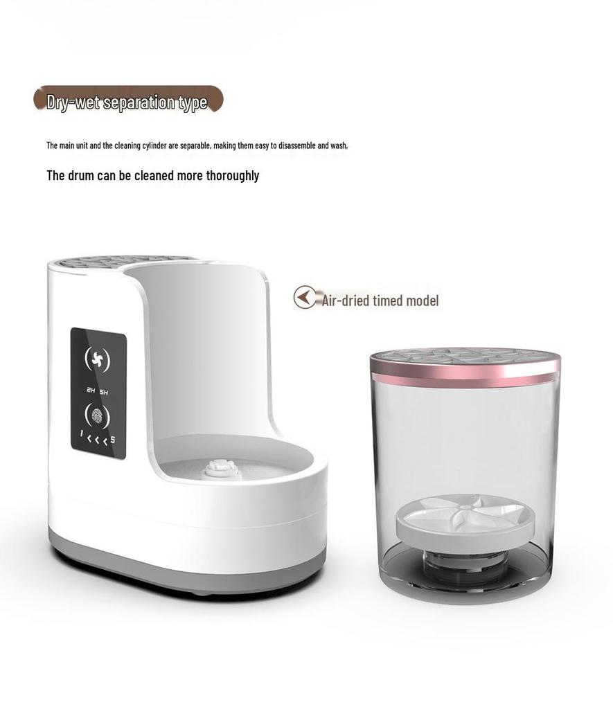 Electric Makeup Brush Cleaner & Dryer: All-in-One Tool for Safe, Automatic Cleansing Without Bristle Damage