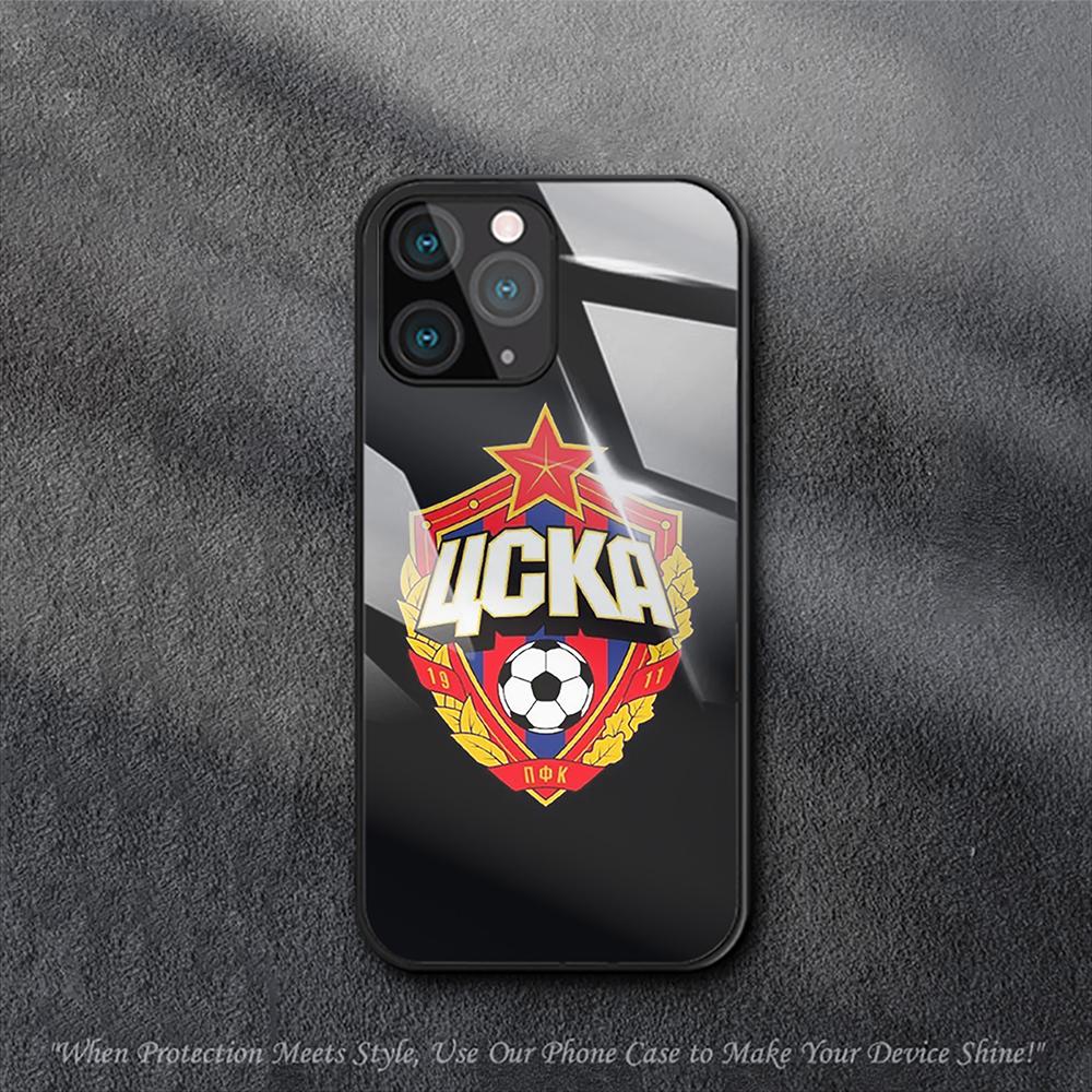 Russian Football PFC CSKA Moscow Case For iPhone Samsung Galaxy Redmi Note S 17 16 15 14 13 20 24 25 54 Pro Max Ultra Fe Air Tempered Glass Cover