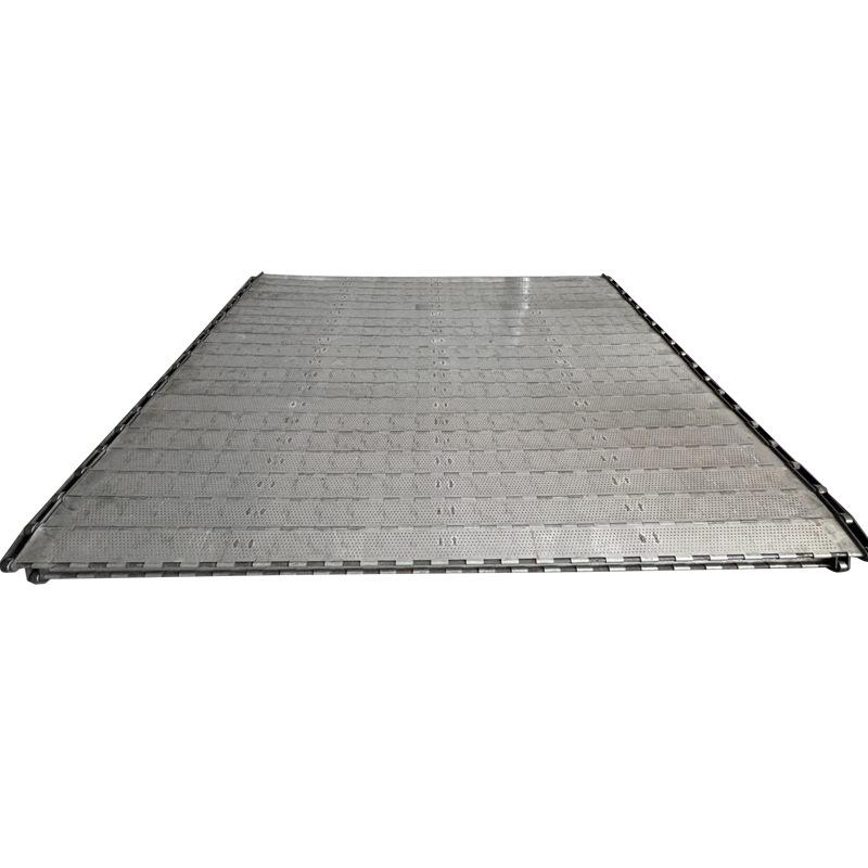 Stainless Steel High-Temperature Resistant Conveyor Belt with Thickened Chain Plate.