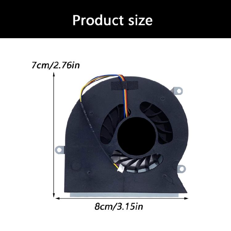 Laptop CPU Cooling Fan 12V 0.65A 4Pin 4wire Coolers Fan for 16L1 16L2 GT62 GT62VR GT62VR 6RD Coolers