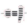Autopedale für Isuzu D-MAX 2026 2026 2026 2026-2017 Pedalabdeckung Bremse Gaspedal Rutschfeste Pads Edelstahl Zubehör