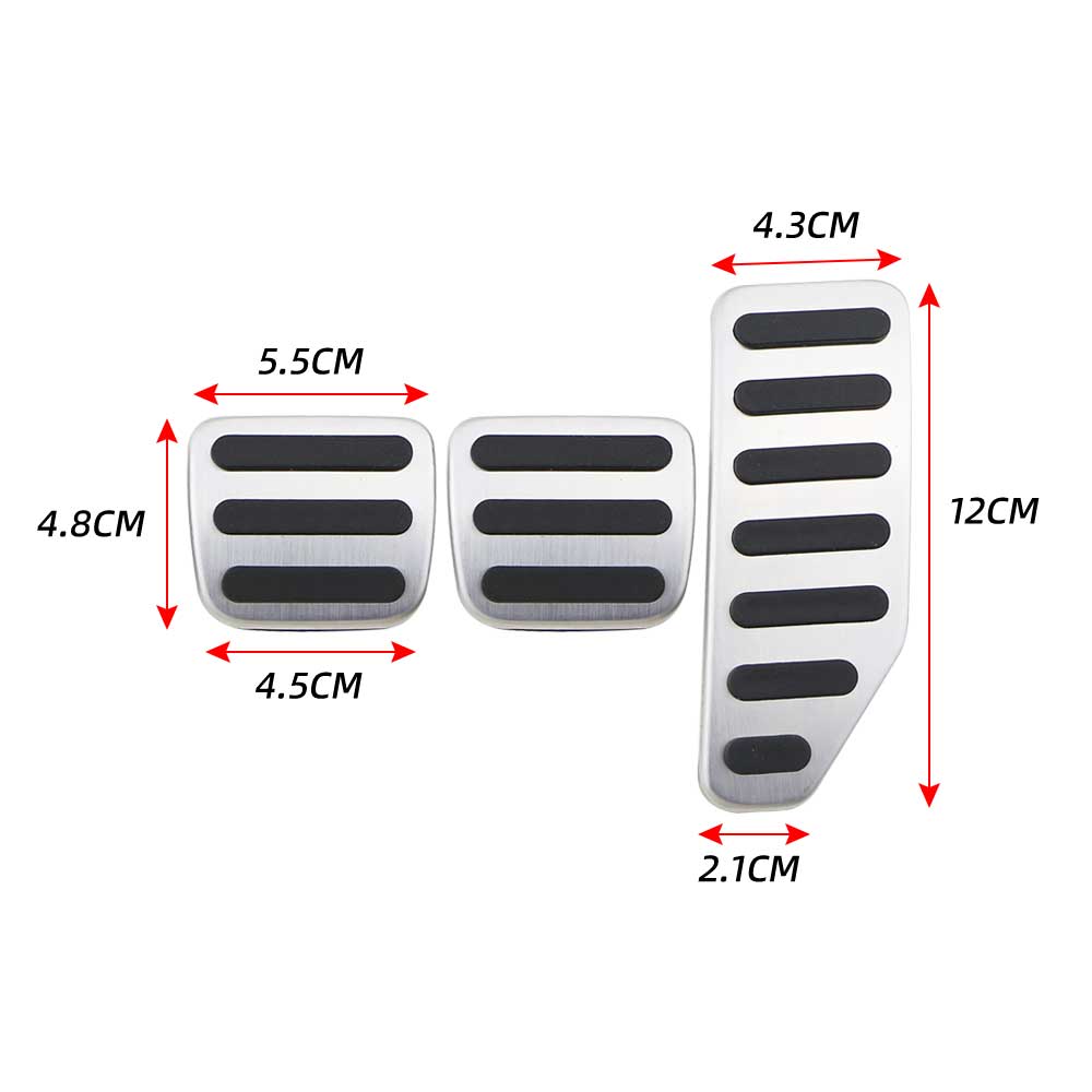 Autopedale für Isuzu D-MAX 2026 2026 2026 2026-2017 Pedalabdeckung Bremse Gaspedal Rutschfeste Pads Edelstahl Zubehör