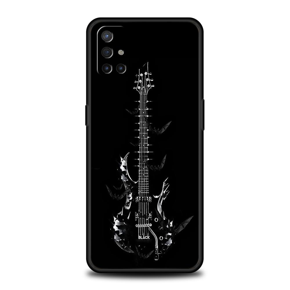 Guitar Music Art Phone Case for Oneplus 11 Nord N100 N10 10 7 8 9 9R 7T 8T N200 CE 2 9RT Z Pro 5G Silicone Cover Shell Capas Bag