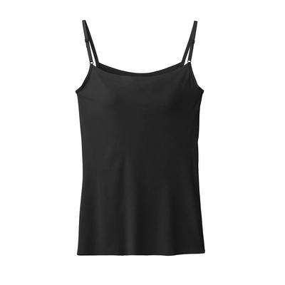 MB3457 Cool Magic Bra Summer Summer Size M Women's Top, Bra, Innerwear, Non-Slip Camisole, Black,