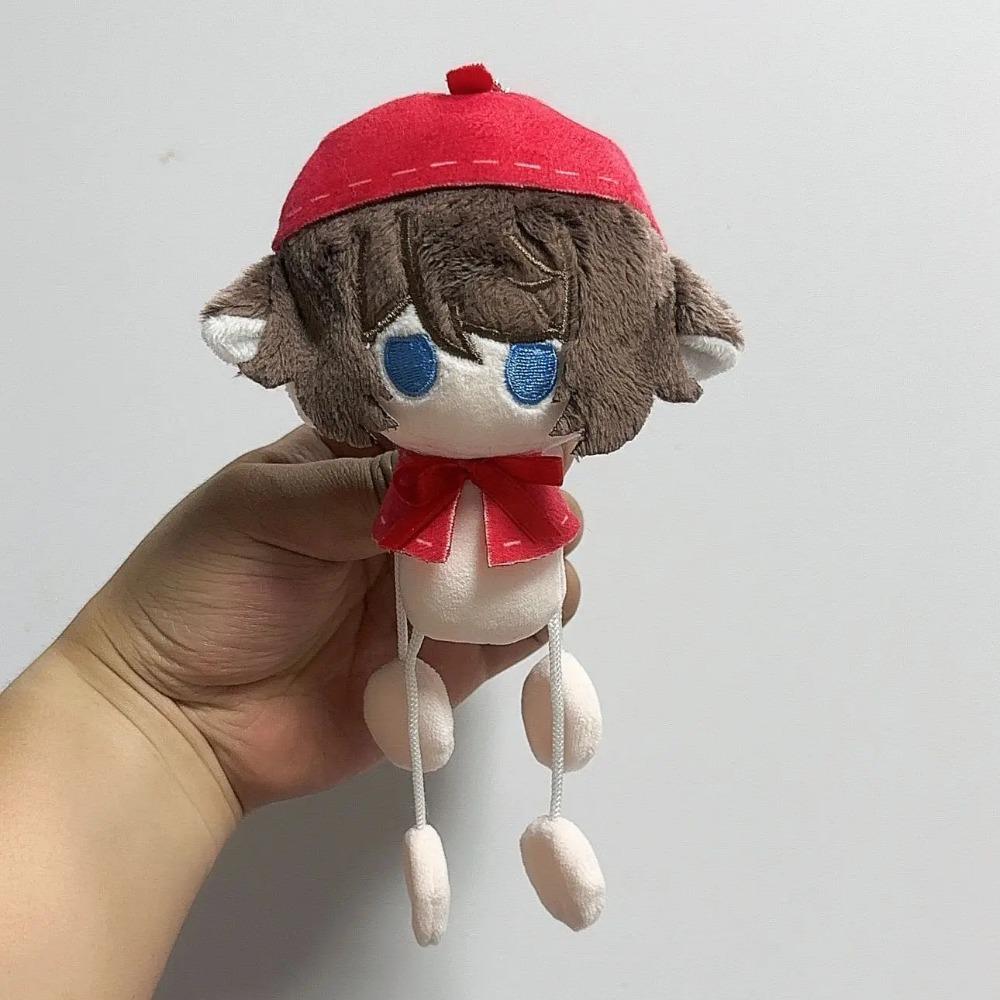 12CM Anime Identity V Cosplay Edgar Valden Norton Campbell Plush Backpack Plushies Keychain Pendant Ornament Christmas Gifts