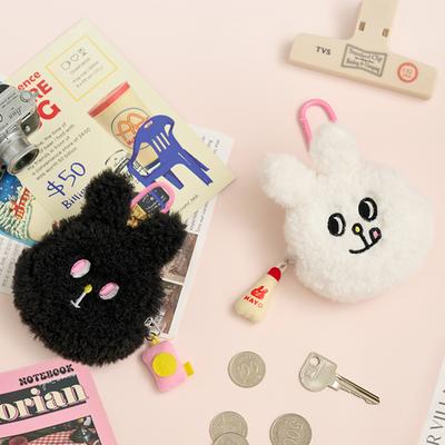 Mimiworld Bunnycorn Beanie Plush Mini Pouch Keyring
