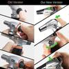 Professional kitchen cooking torch with lockable flame adjustment, mini lighter suitable for barbecuing (gas not included)