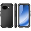 Custodia protettiva resistente 3 in 1 per Google Pixel 10A, fodera in morbido silicone, cover rigida in plastica antiurto