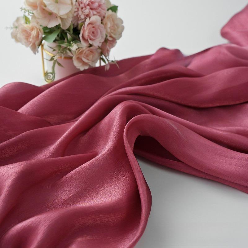 1/3/5m Soft Eugen Cotton Fabric Designer Fabric Solid Color Polyester Fabric, Sewing Material for Summer Dress and Lining Cloth