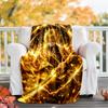 1pc Agatsuma Zenitsu (2) Theme Blanket - Digital Print, Polyester, Cozy for All Seasons, Perfect for Outdoor, and Travel