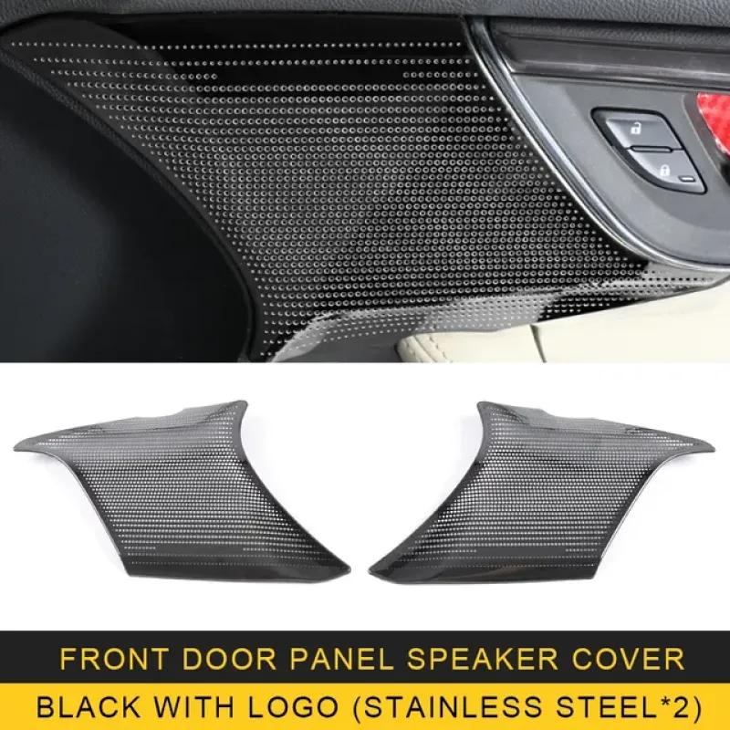 

Для Cadillac CT5 2020-2023 нержавеющая дверная колонка автомобиля, накладка на громкоговоритель, крышка аудиодинамика, накладка на рамку, наклейка, аксессуары для интерьера