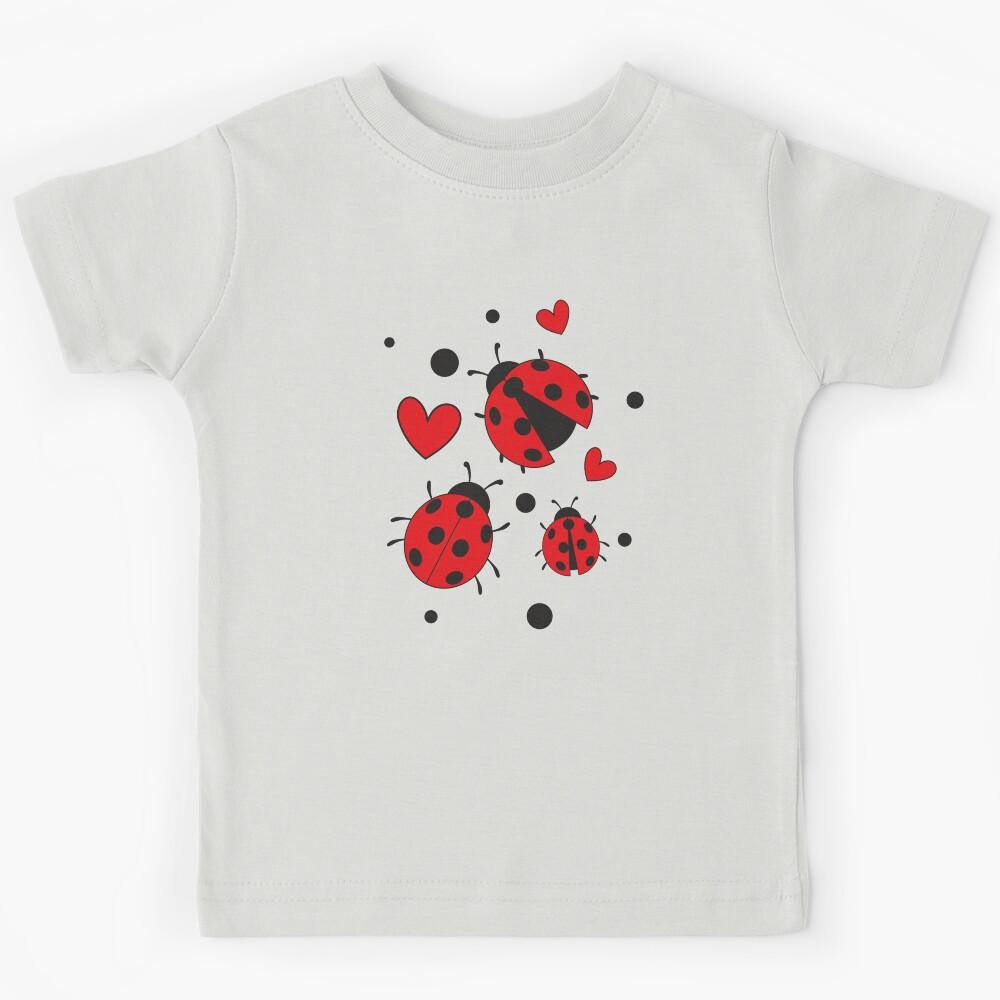 LadyBug Pattern Kids T-Shirt 170