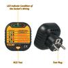 Socket Tester Portable Plug Outlet Circuit Tester Polarity Voltage Tester Socket Finder Electric Socket Outlet Voltage Tester Outlet Detector