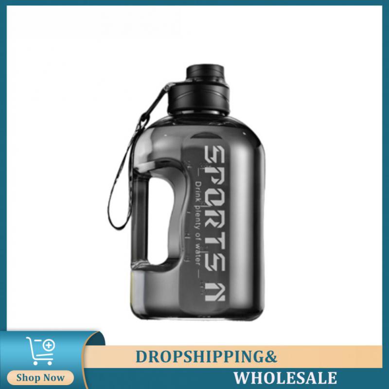 

Plastic Space Pot Leakproof Sports Fitness Creative 1700ml Drinkware Water Bottle Material Large-capacity Portable Household 1700ml