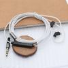 Headphone Cable 0.78 3.5MM Interchangeable Upgraded Cable Ergonomic Angled Connector With Microphone Transmission