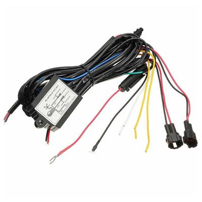 Car Drl Daytime Running Light Dimmer Dimming Relay Control Switch Harness 12V