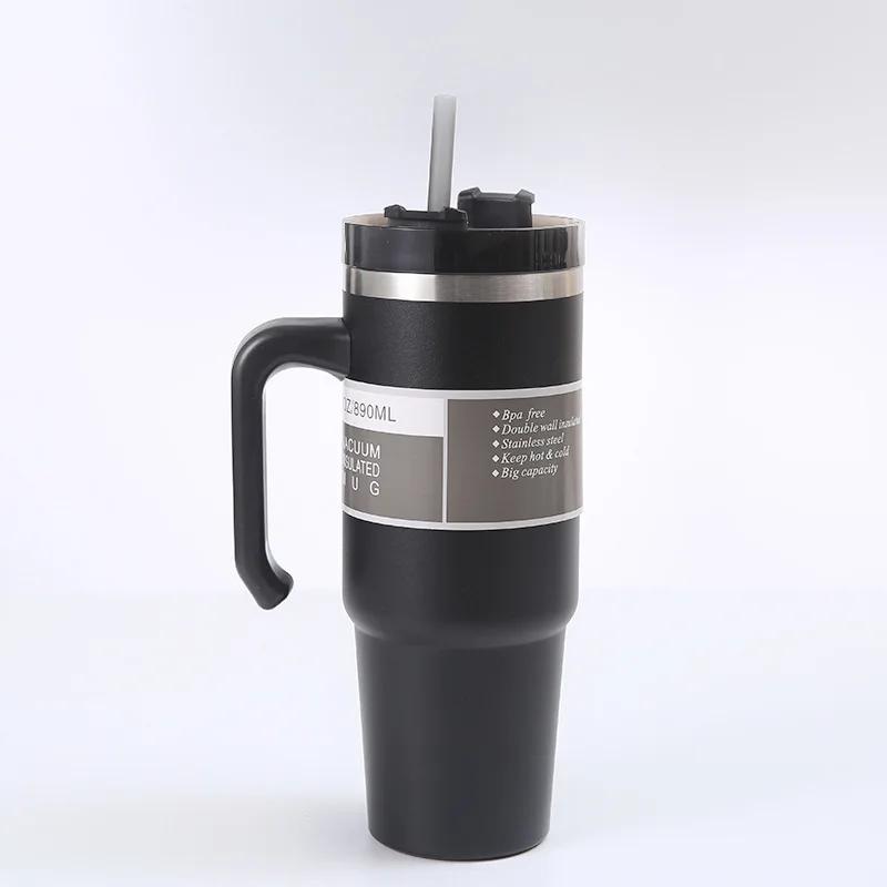 20oz/30oz Stainless Steel Thermo Bottle Tumbler Vacuum Flask Car Insulated Cup Keeps Cold and Heat Thermal Mug Sport Thermal Cup
