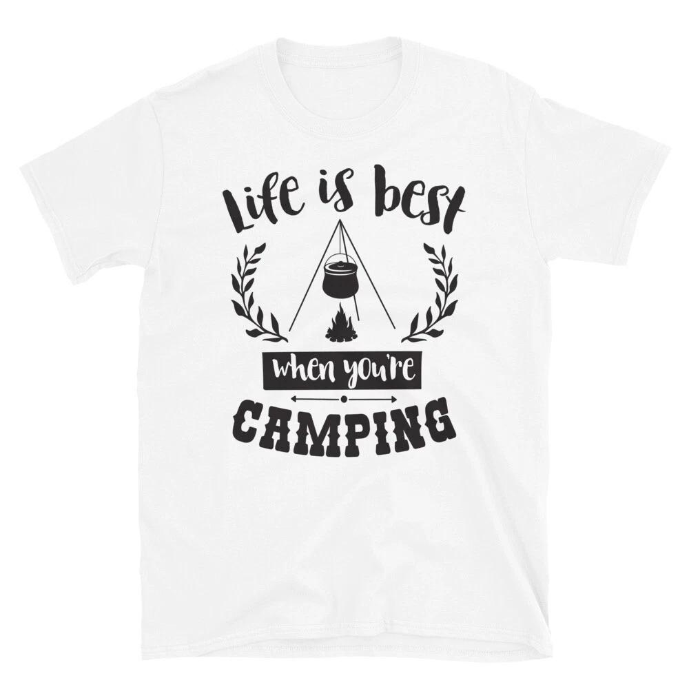 Camping Life Is Best T-Shirt 2XL