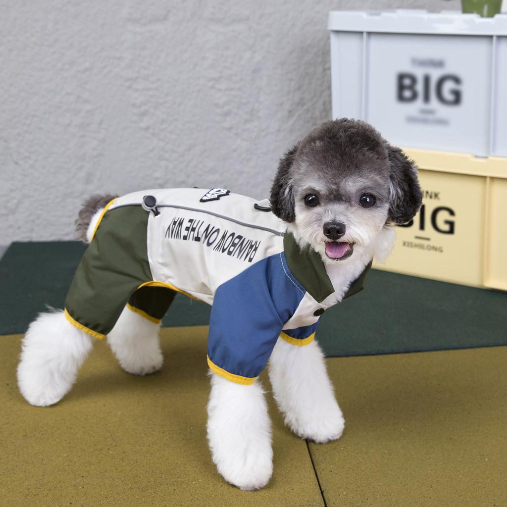 Winter Outdoor Reflective Four-Legged Dog Jacket Pet Cold Weather Apparel for Small Medium Dogs Cats Clothing