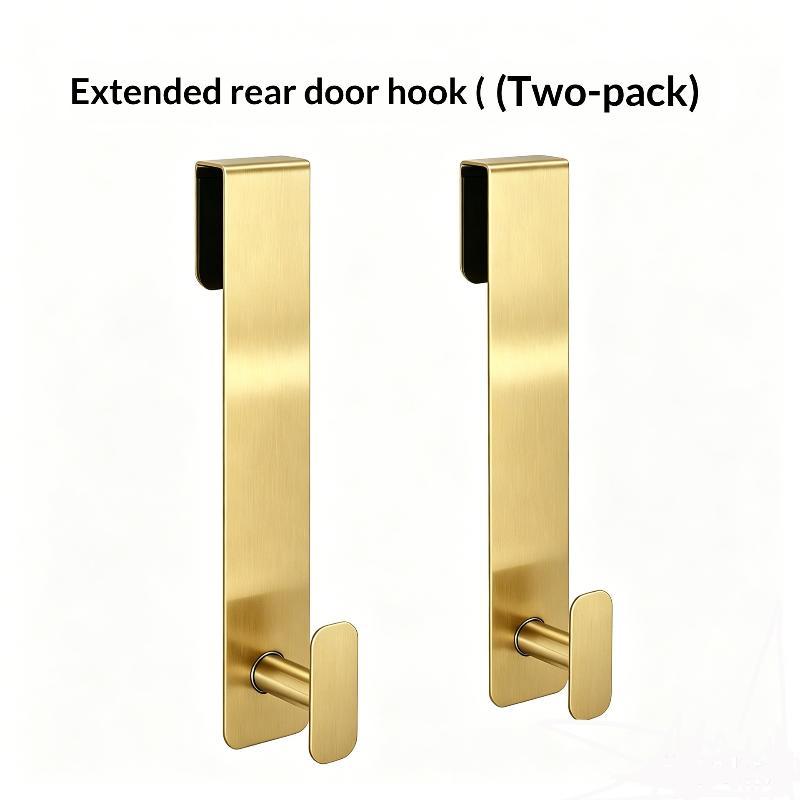 1/2Pcs Heavy Duty S Shower Door Hooks Rustproof Stainless Steel Bathroom Hangers for Towel Robe Kitchen Organizing
