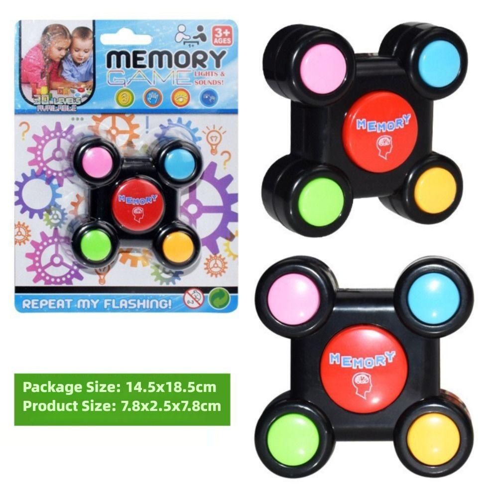 Sound Effect Memory Game Machine LED Light Interactive Toys Educational Play