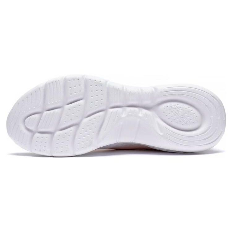 Li Ning Eazgo Durable Breathable Low Top Running Shoes Women sneaker White Pink ARST036-4