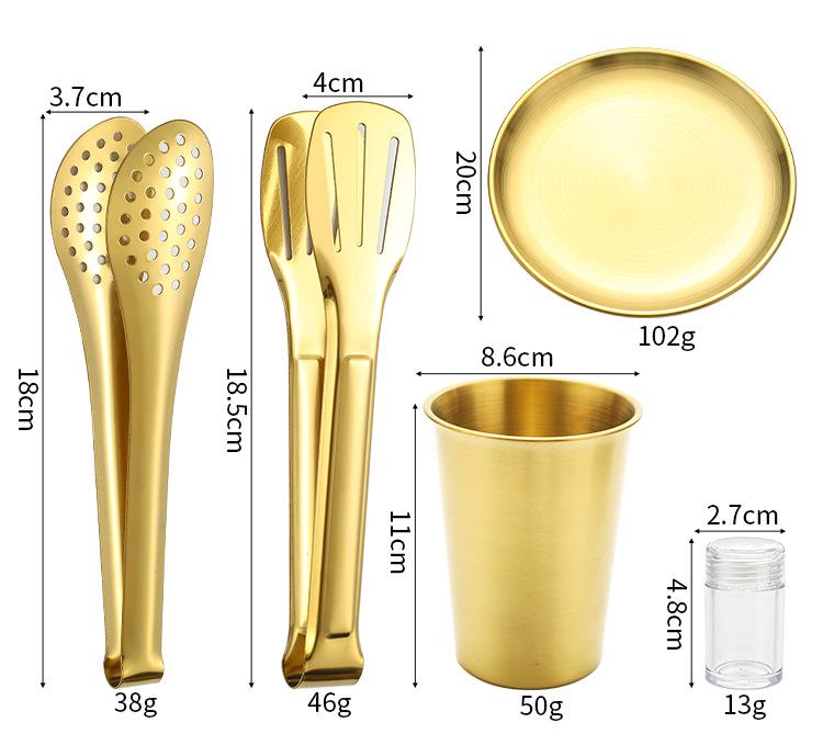 Stainless Steel Camping Cutlery Set: Knife, Fork, Spoon, Plate, Cup with Cloth Bag for Outdoor Use
