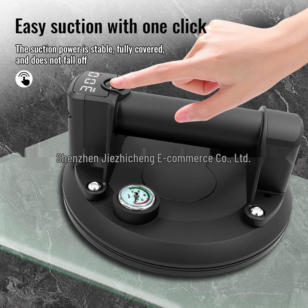 Intelligente elektrische Saugnapf mit Manometer für starke Fliesen- und Marmorbefestigung