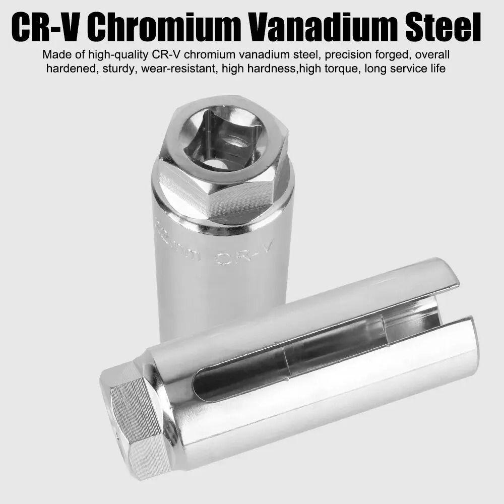 

2 Pcs Removal Car Oxygen Sensor Tool Installation Special Tool Useful Drive Socket Wrench Auto срібний