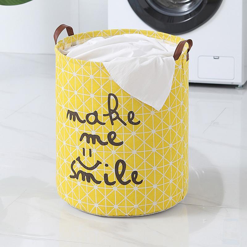 Dirty Clothes Storage Basket Bathroom Storage Bucket Foldable Storage Bag