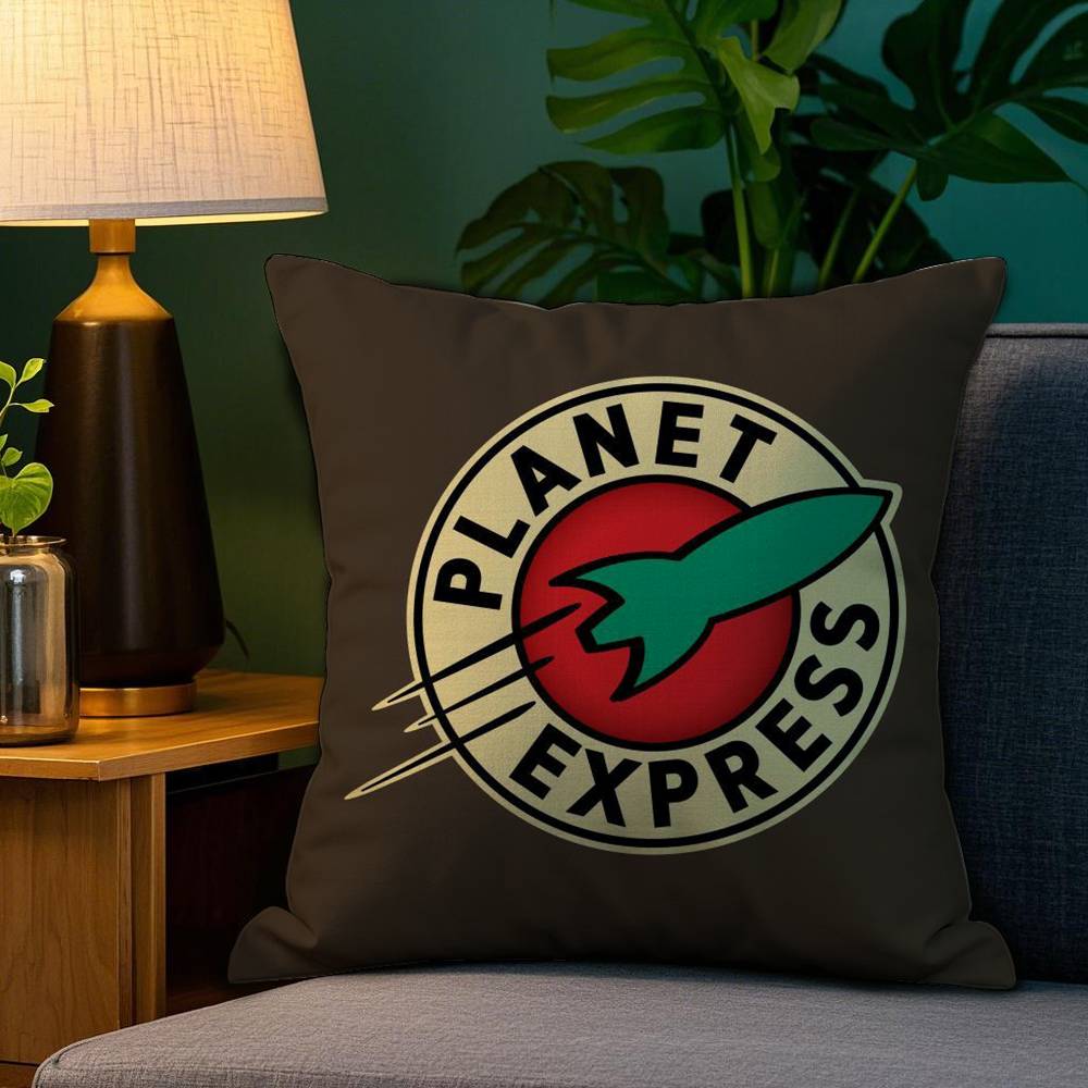 F-Futurama B-Bender Cool Kissenbezug Zuhause Beidseitiger Druck Kurzplüsch Farbecht Mikrofaser Kissenbezug