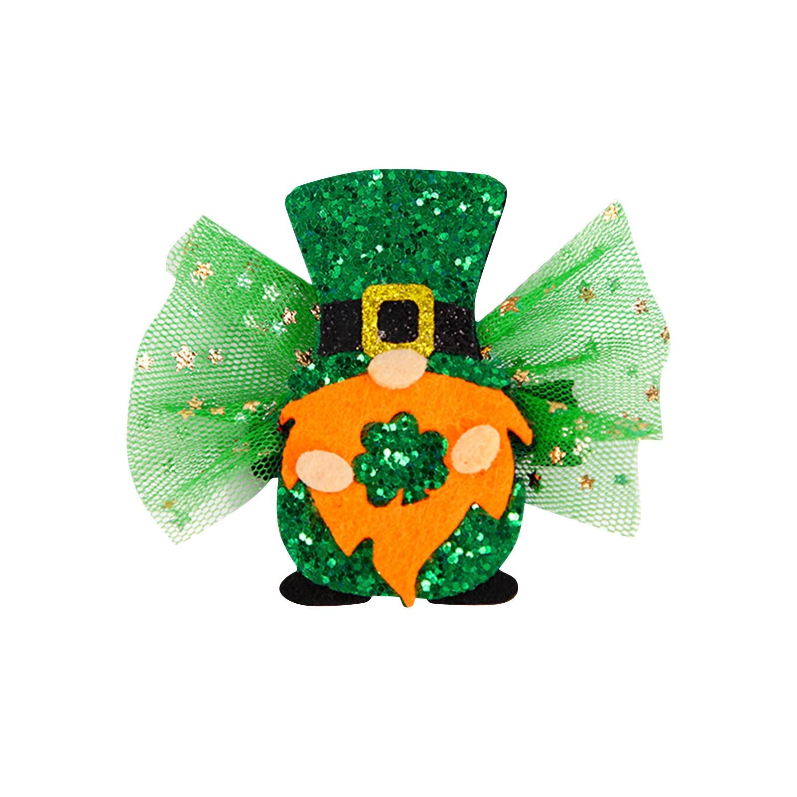 

улица. Заколка для волос Святого Патрика, красивая заколка для волос, праздничный головной убор, аксессуар для волос, женская и детская заколка для волос One Size