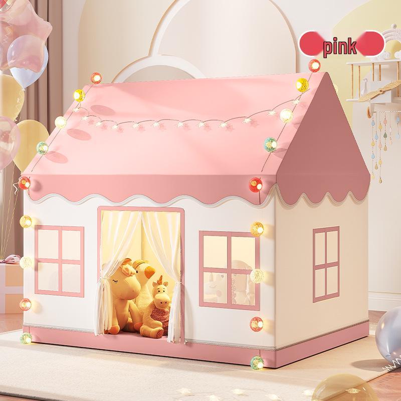 Kids Indoor Tent Castle: Boys Girls Playhouse, Princess Dream Secret Base Tent Only розовый
