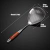 201 Stainless Steel Strainer Spoon With Wood Handle For Frying And Broth Straining Efficient Oil And Soup Separation Tool