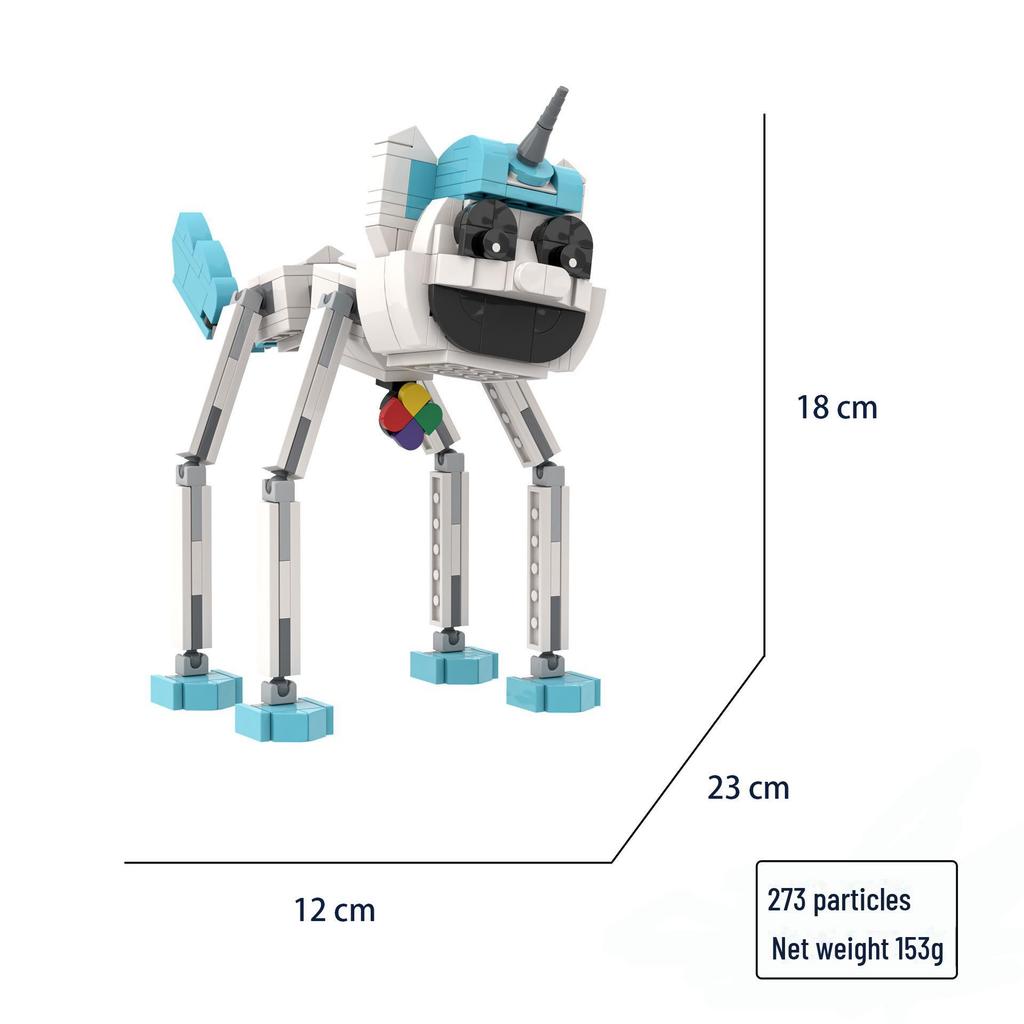 Poppy3 Smiling Critters: Sleepy Cat Building Blocks