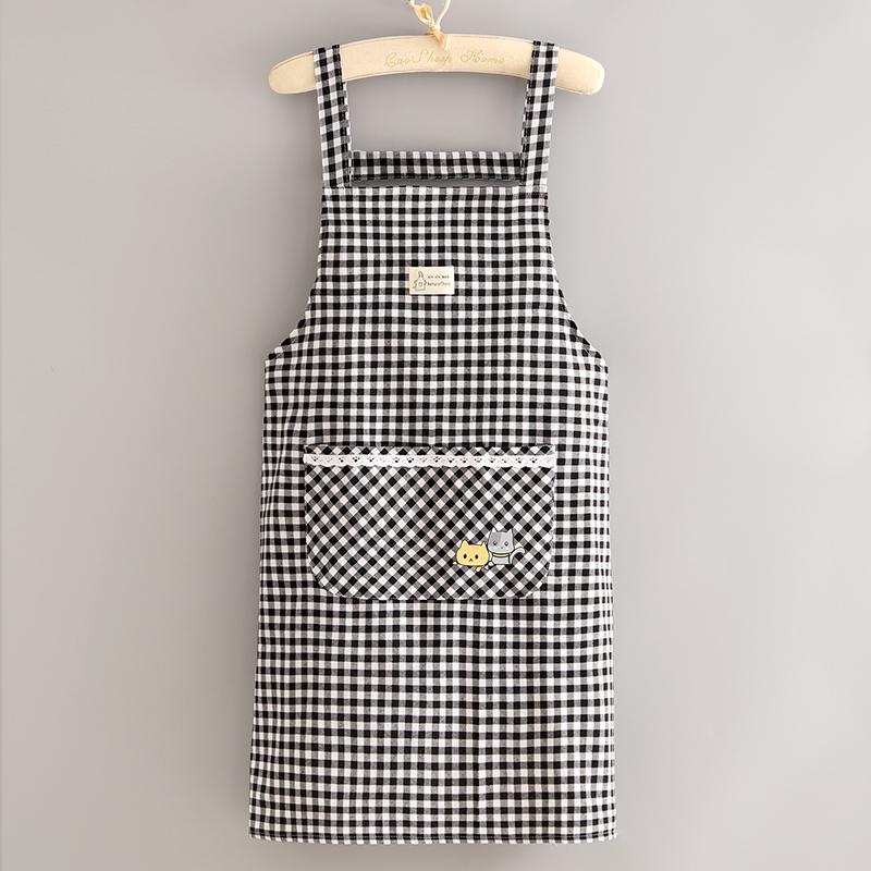2023 Women's Cute Long Sleeve Kitchen Apron – Breathable, Stain & Wear Resistant Cooking Smock