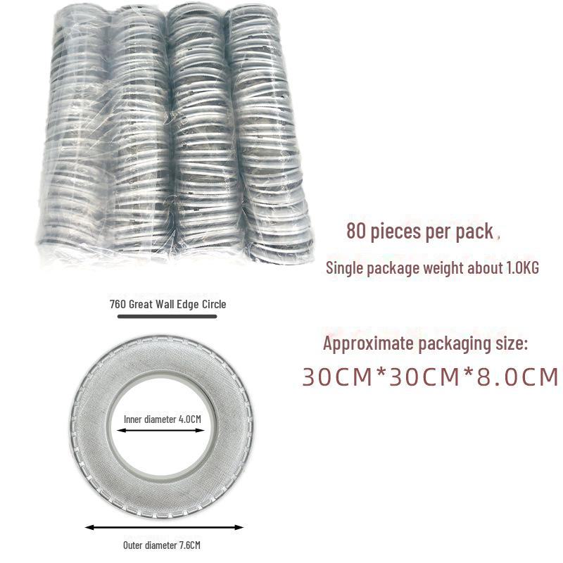 

Кольца и аксессуары для штор: Пряжки для штор, римские кольца, нанокольца Pack (80 pieces, barrel)