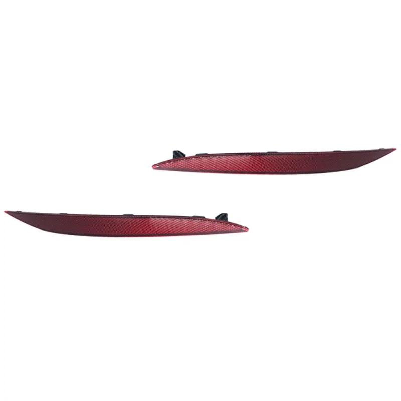 Car Rear Bumper Reflector Rear Brake Lamp Light SHell Warning Tail Strip For Tesla Model X 2015- 1034342-00-C 1034343-00-C