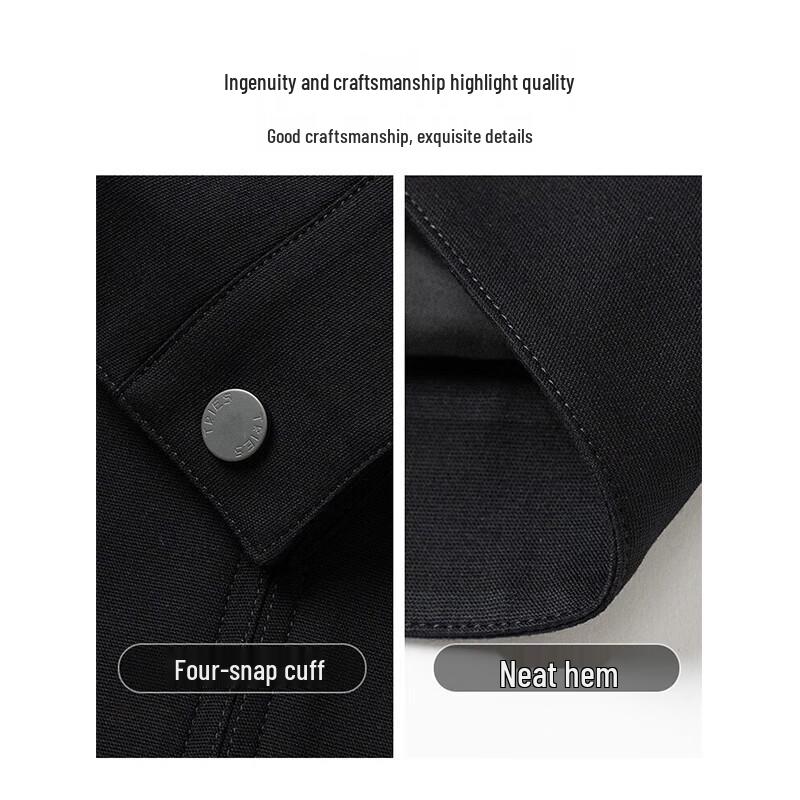 TRIES Men's Classic Solid Lapel Jacket