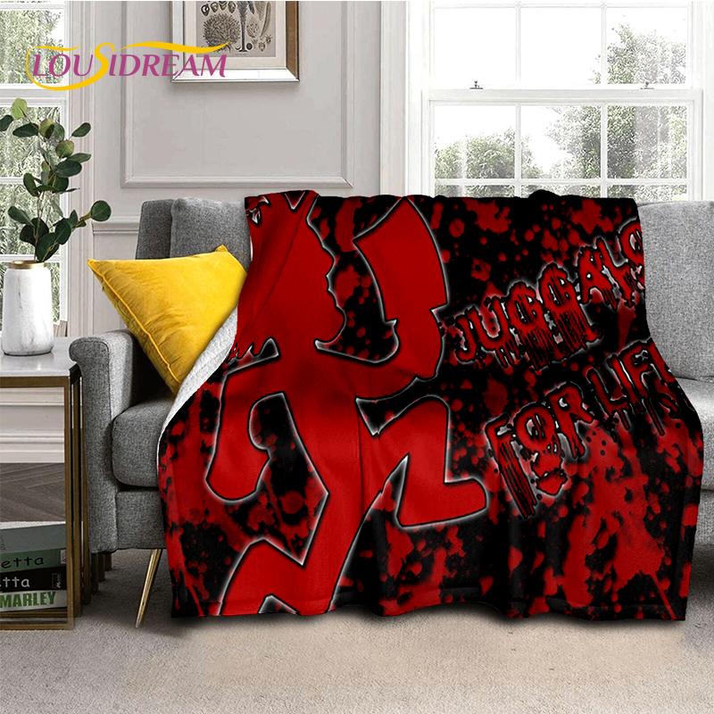 

Insane Clown Posse Icp Juggalo Rap Metal Soft Flannel Blanket for Bed Bedroom Sofa Picnic,Throw Blanket for Cover Outdoors Gift 30x40in