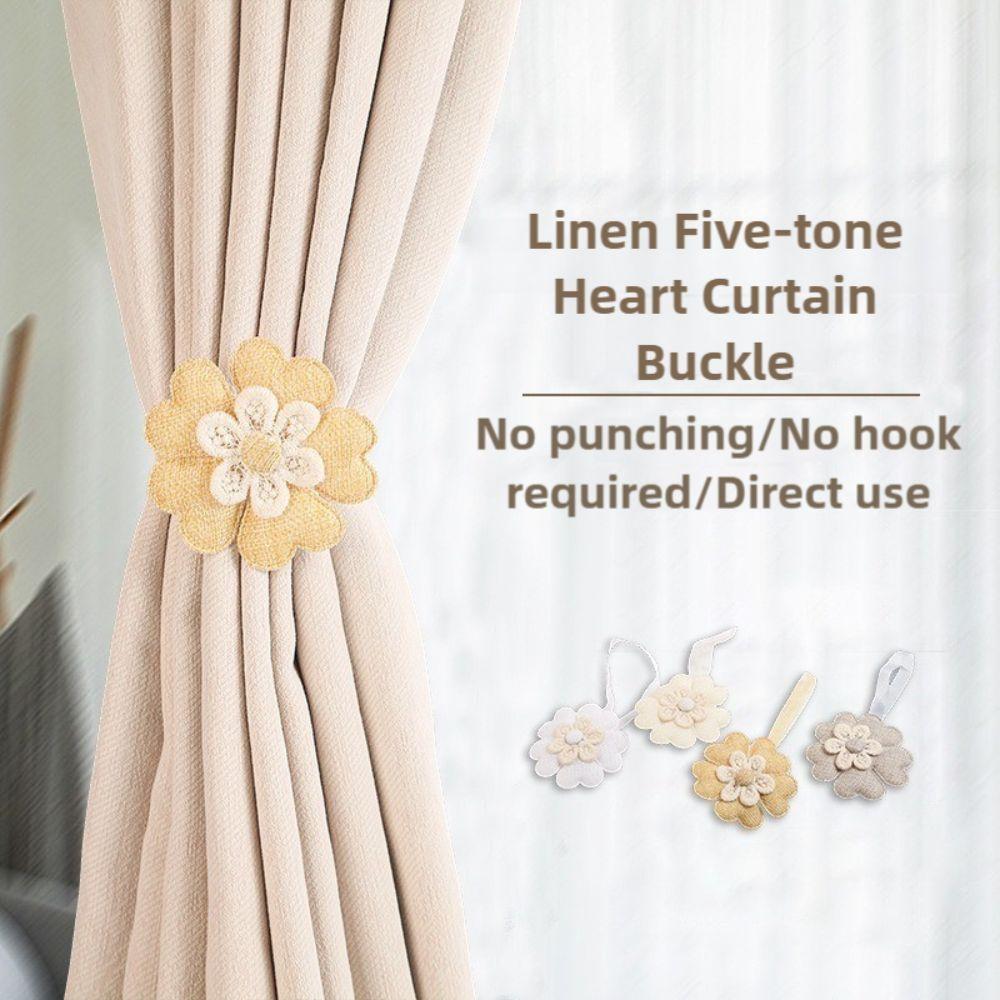 Fivelas Magnéticas para Cortinas de Janela Cordões Trançados à Mão Porta-Cortinas Novo Amarra-Cortinas