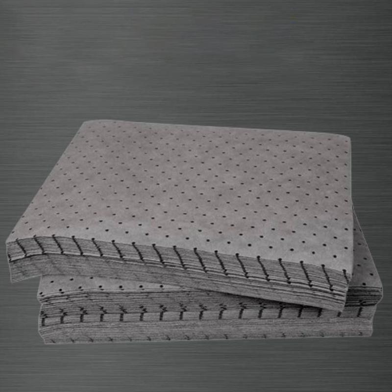 25X33Cm Oil Absorbent Pads Spill Absorbent Mats Oil Spill Pads for Oil-Based Water-Based Fluids Liquid Pads for Home Garage