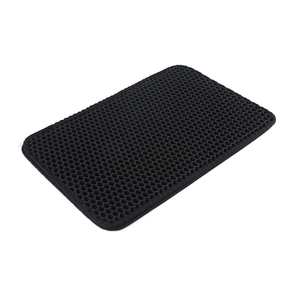 Anti-Slip Double Layer Cat Litter Mat Large Pet Cleaning Mat Durable Cat Scratch Pad  for Home