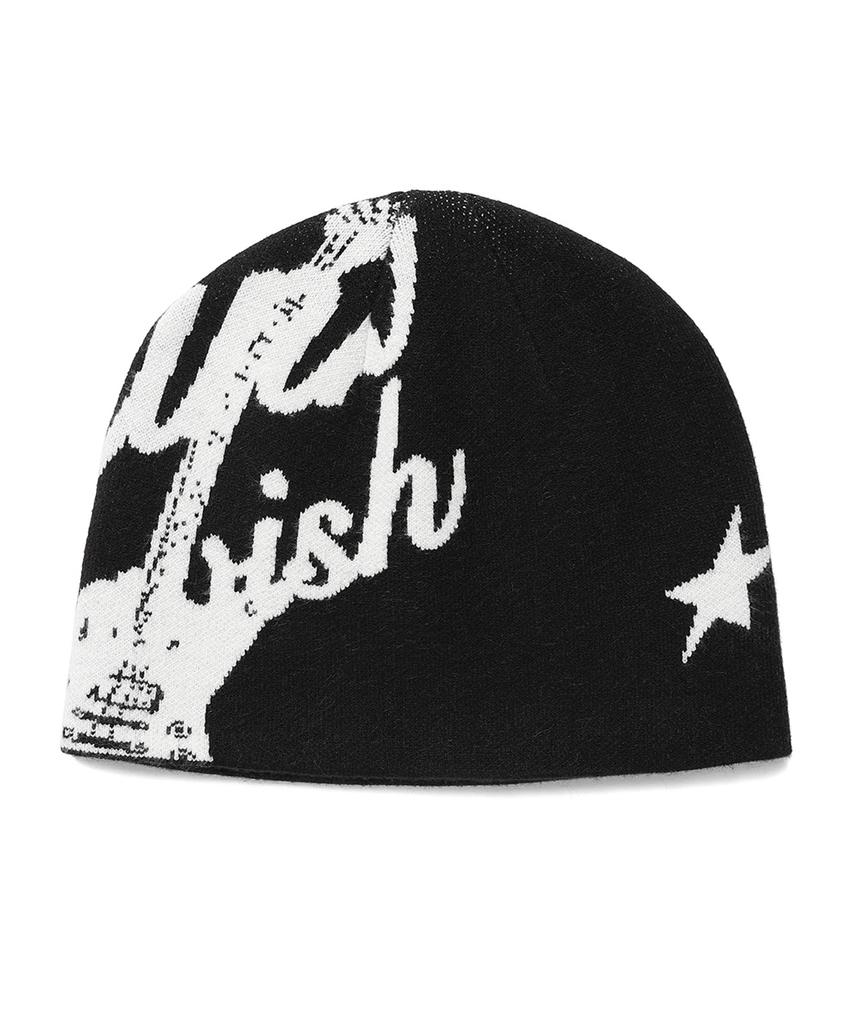CAVISH Jacquard Guitar Beanie Black(Cv2Dsuab23A)