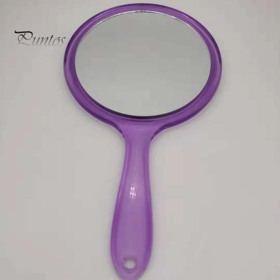 Cosmetic Mirror Makeup Clear Image Comfortable Grip Good Reflection Cosmetics Vanity Burr Free Double-Sided Handheld Magnifying Gift Supply Carry on
