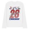 Disney Unisex Adult Mickey Mouse Racing Logo Long-Sleeved T-Shirt